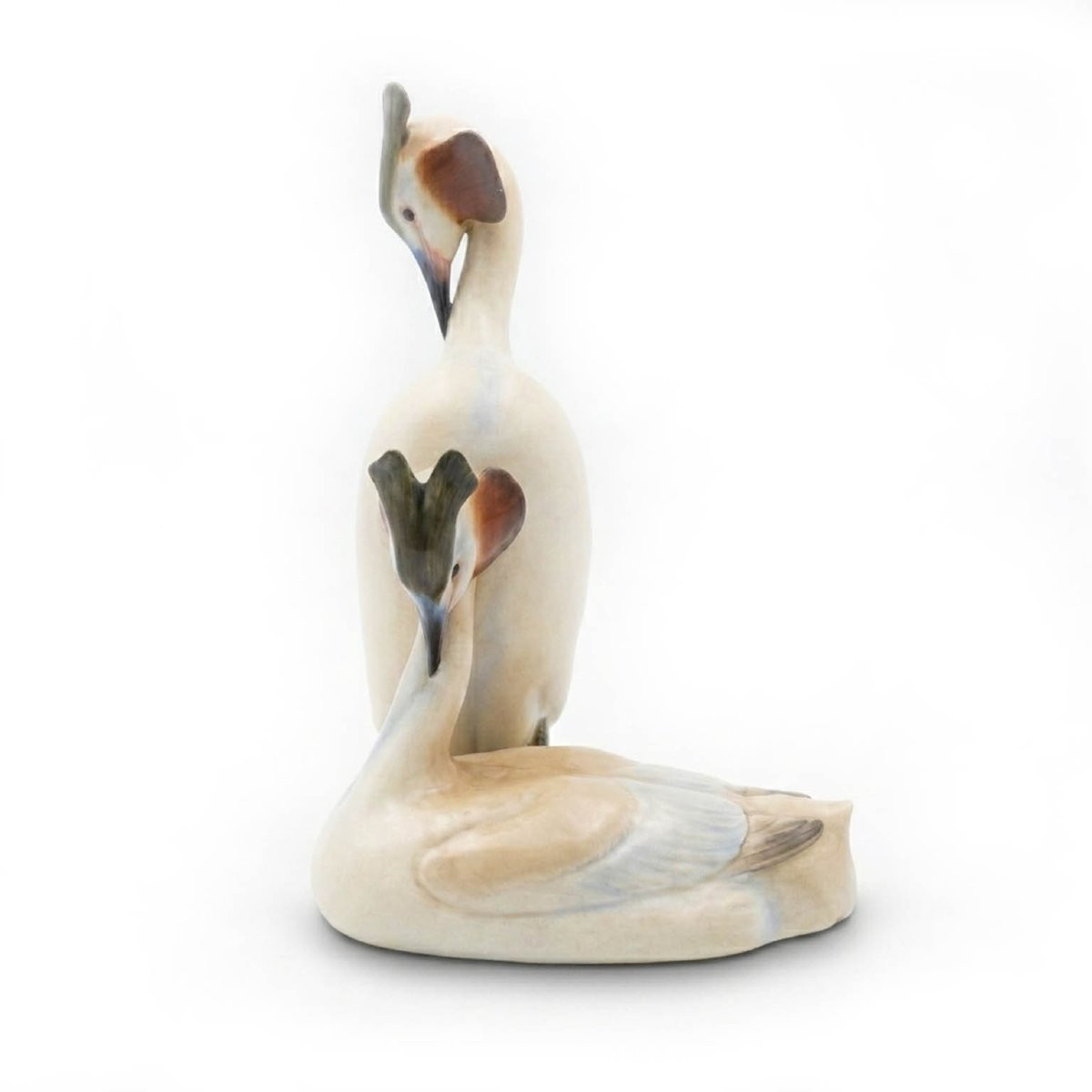 Felice Tosalli Tuffetti Coppia Di Uccelli Della Stessa Specie Della Manifattura Lenci Torino 19-photo-4