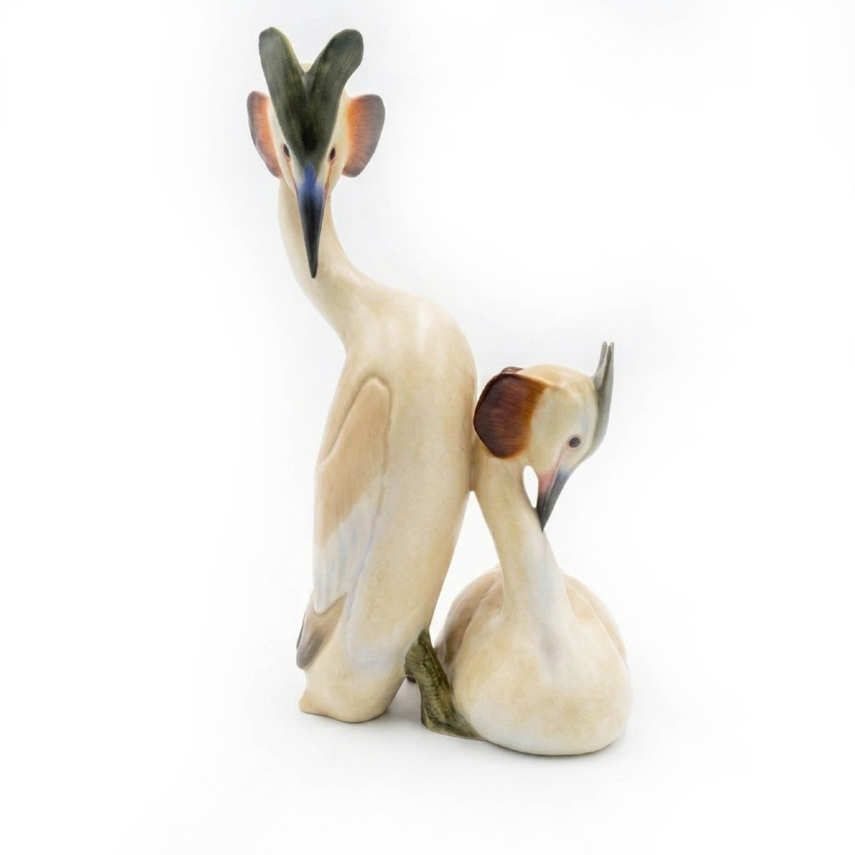 Felice Tosalli Tuffetti Coppia Di Uccelli Della Stessa Specie Della Manifattura Lenci Torino 19-photo-5