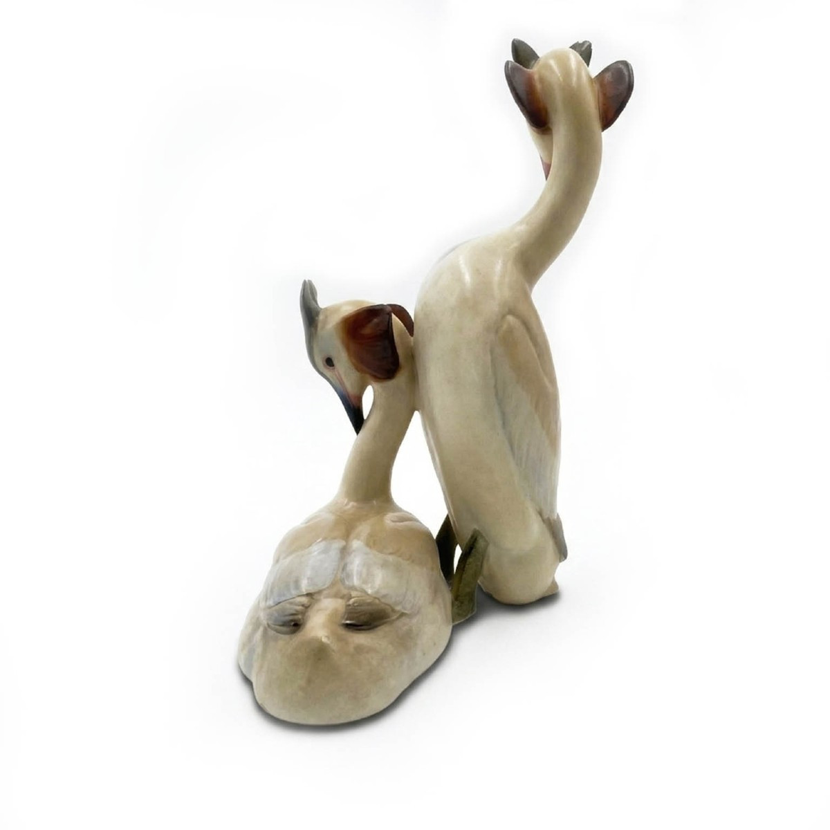 Felice Tosalli Tuffetti Coppia Di Uccelli Della Stessa Specie Della Manifattura Lenci Torino 19