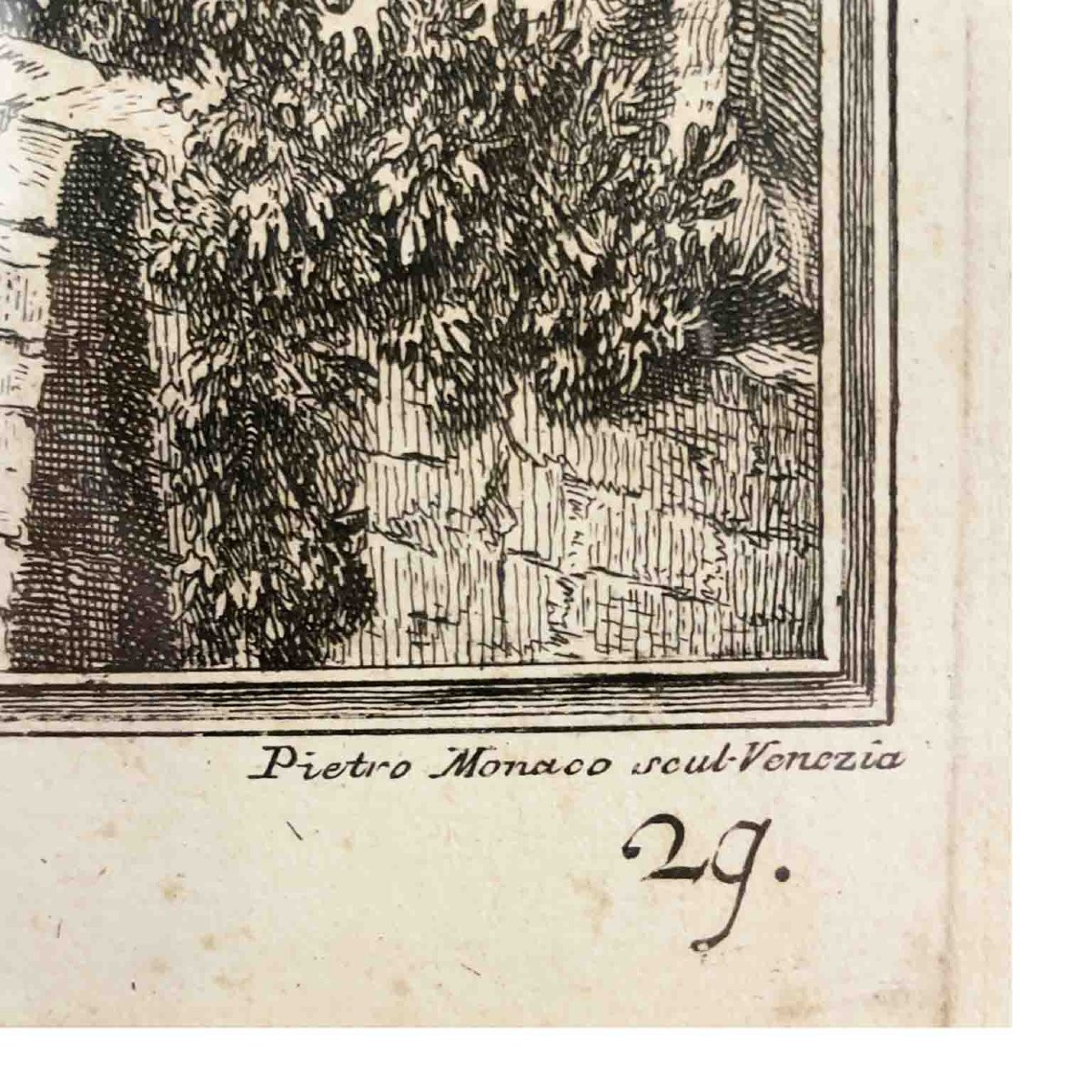 Villa Di Montughi Dei Marchesi Gerini Incisa Da Pietro Monaco 1744-photo-3