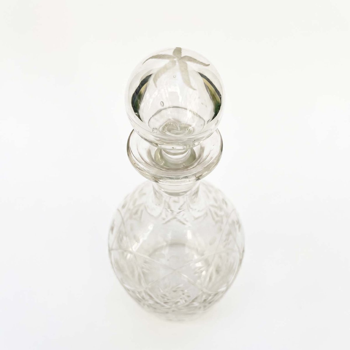 Cofanetto da Liquori Francese del 1860 Circa con Bottiglie e Bicchieri Molati-photo-5