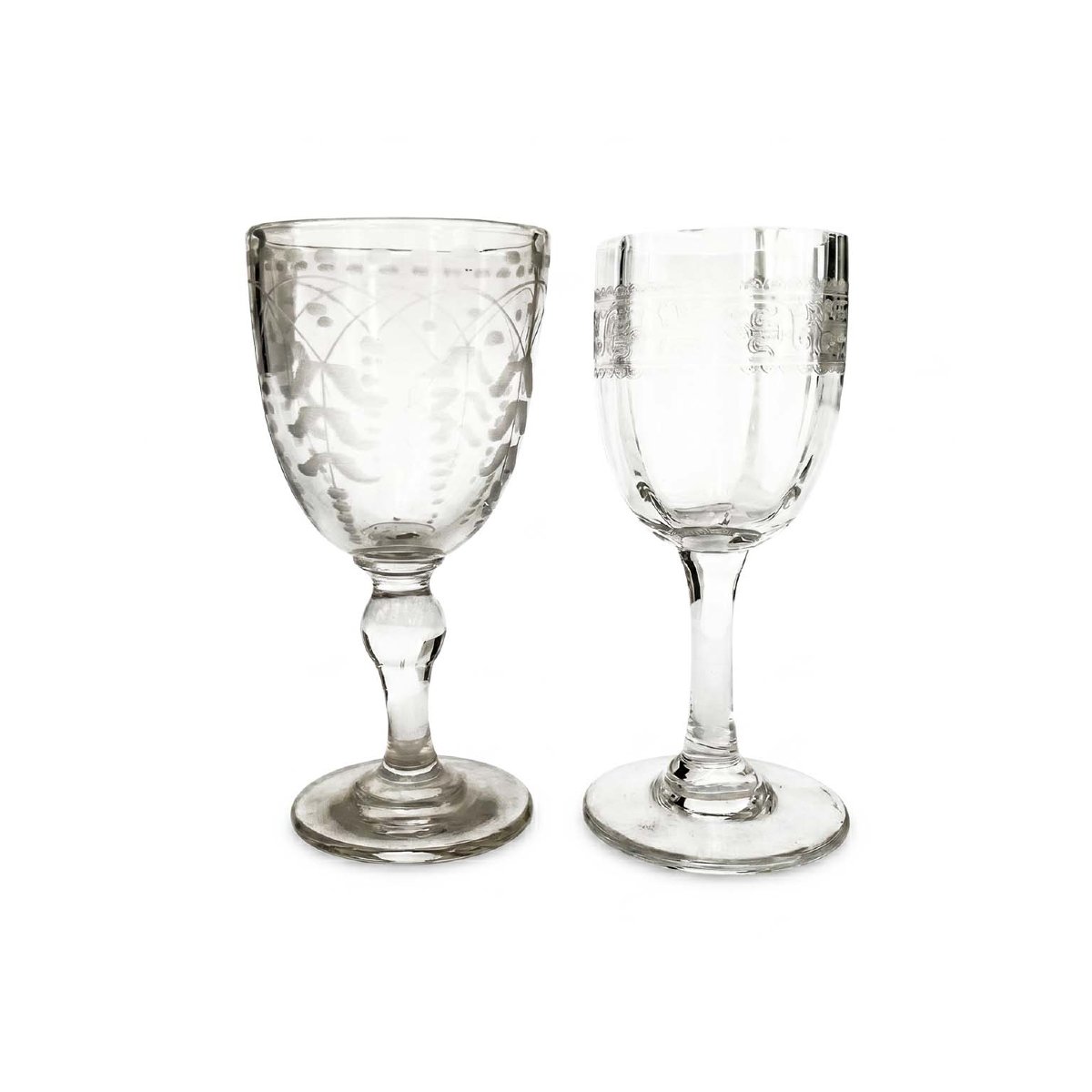 Cofanetto da Liquori Francese del 1860 Circa con Bottiglie e Bicchieri Molati-photo-6