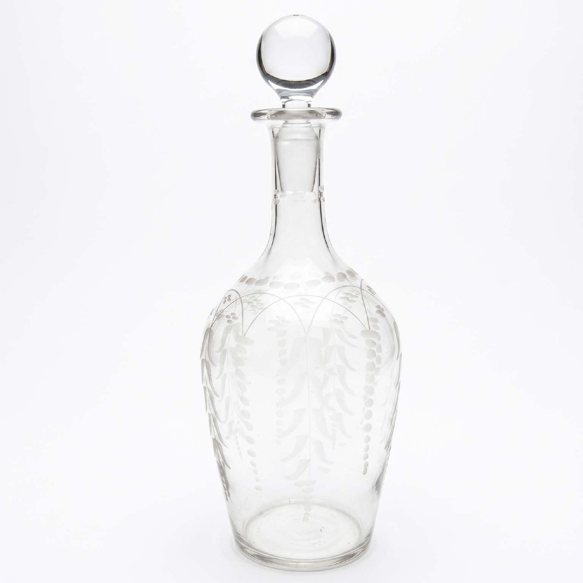 Cofanetto da Liquori Francese del 1860 Circa con Bottiglie e Bicchieri Molati-photo-7