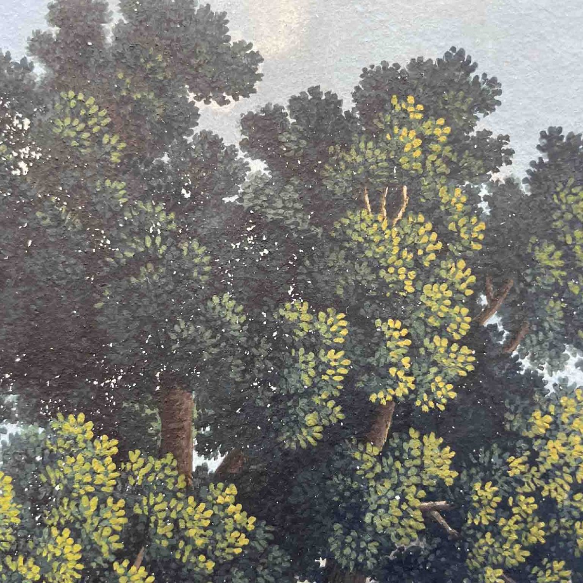 Coppia di Paesaggi Dipinti ad Acquarello del 1800-photo-5