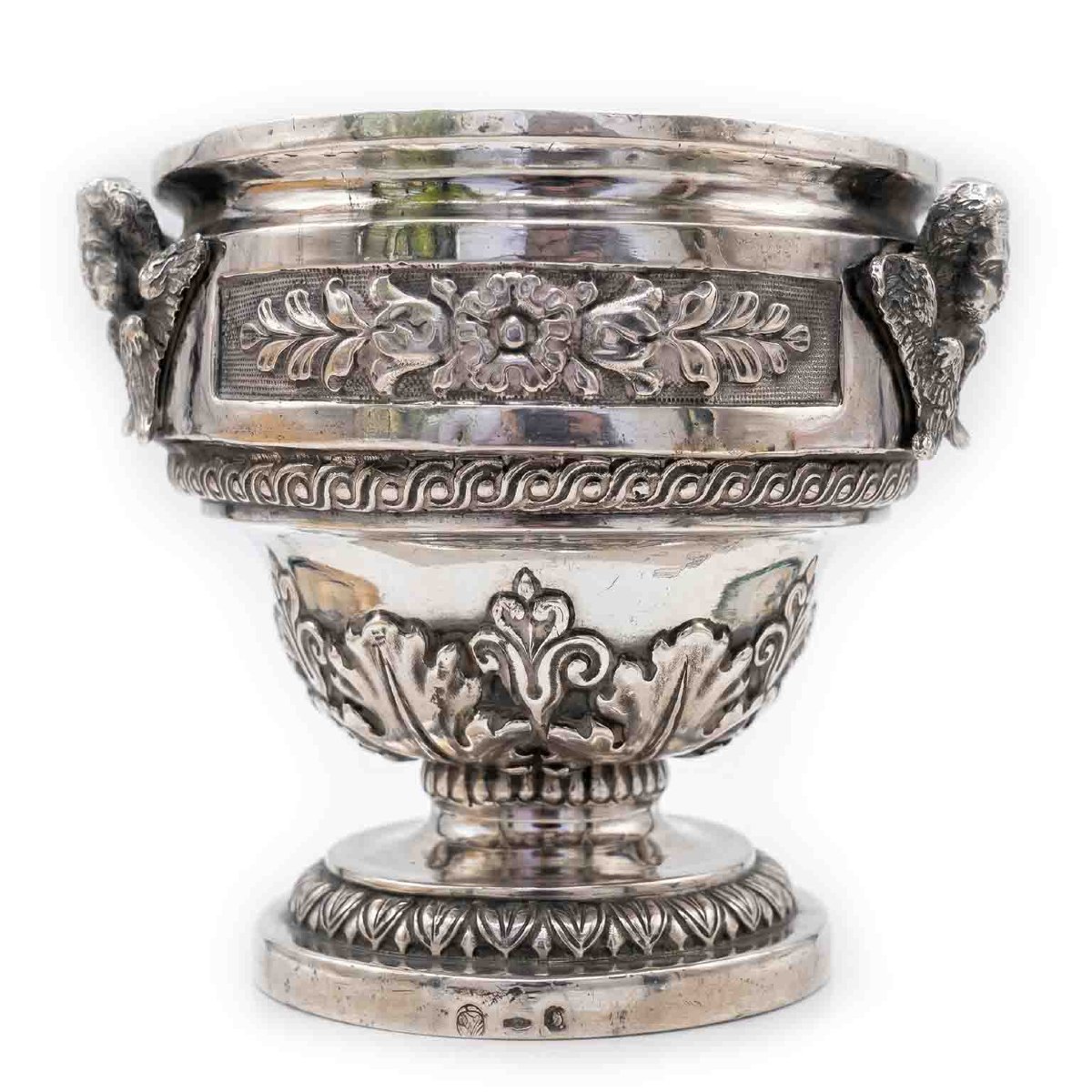 Vaso in Argento Antico Bresciano Sbalzato-photo-3