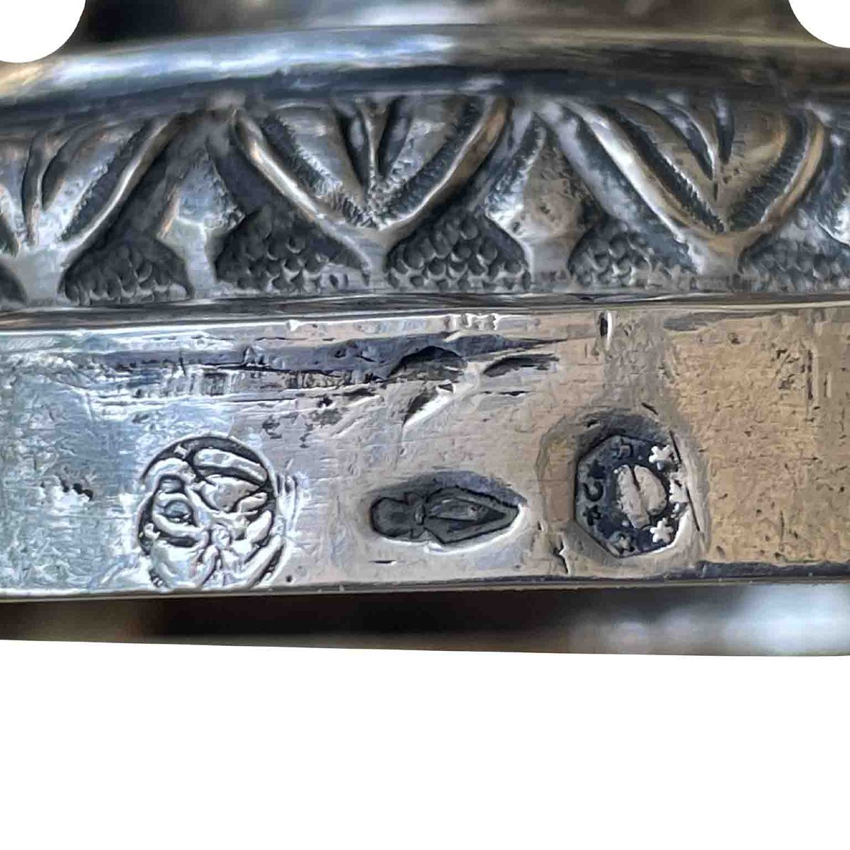 Vaso in Argento Antico Bresciano Sbalzato-photo-1