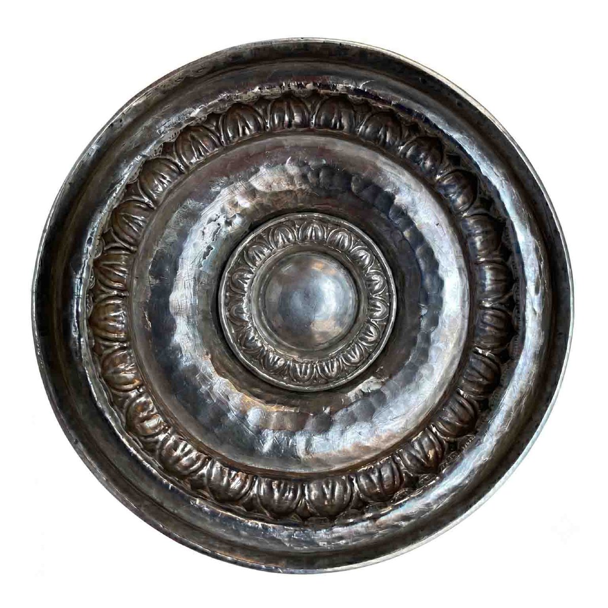 Vaso in Argento Antico Bresciano Sbalzato-photo-3