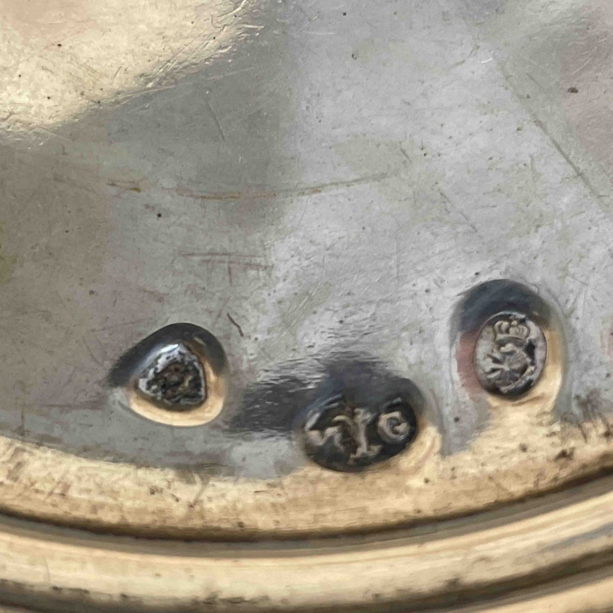 Piatto Circolare con Bordo Mistilineo in Argento del Regno di Sardegna ante 1872-photo-1