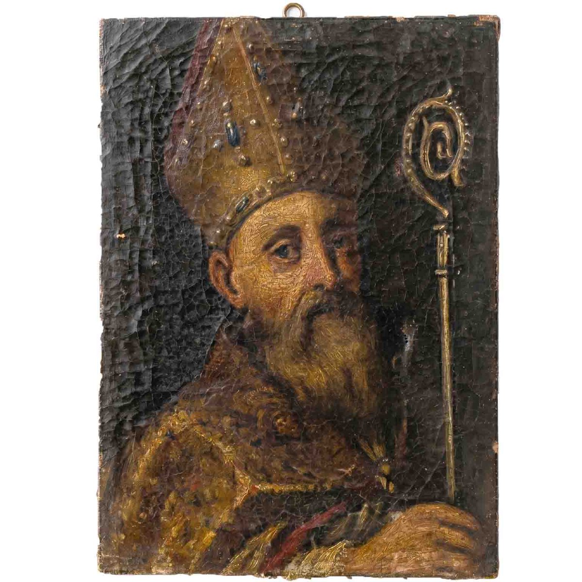 Ritratto di Vescovo con Pastorale 1700-photo-2