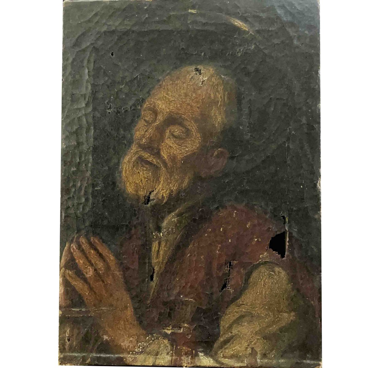 Ritratto di Santo in Preghiera 1700-photo-2