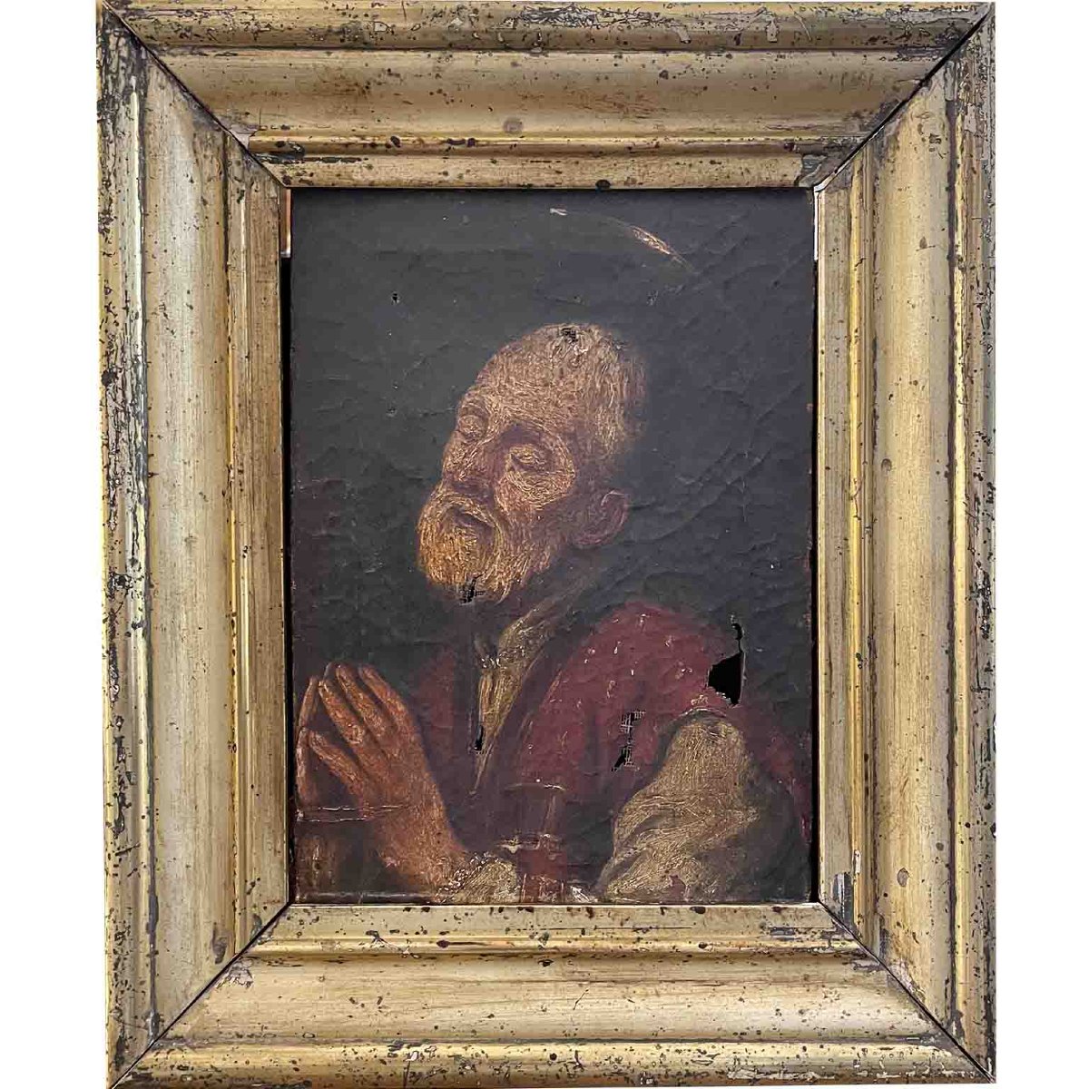 Ritratto di Santo in Preghiera 1700