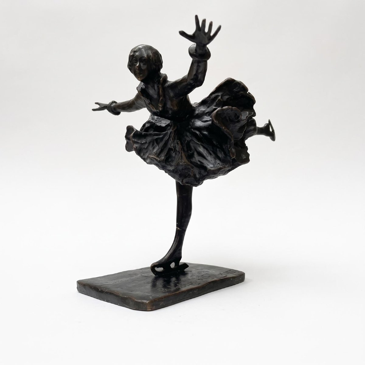 Paolo Troubetzkoy 1935 La Pattinatrice in Bronzo-photo-1
