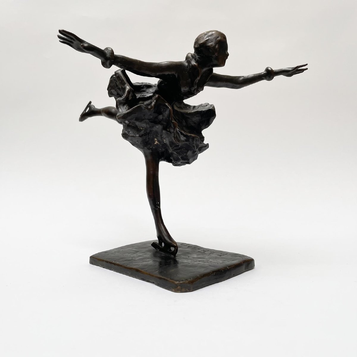 Paolo Troubetzkoy 1935 La Pattinatrice in Bronzo