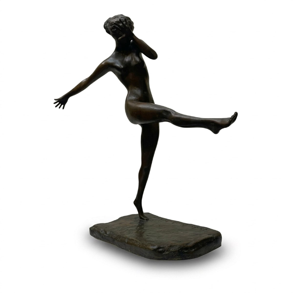Troubetzkoy Paolo Ballerina in Bronzo XX Secolo.-photo-1