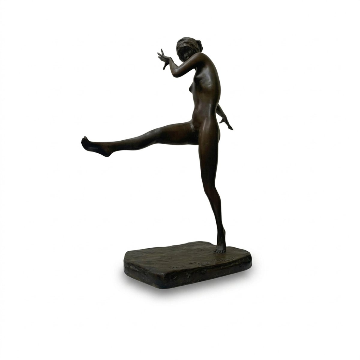 Troubetzkoy Paolo Ballerina in Bronzo XX Secolo.-photo-2