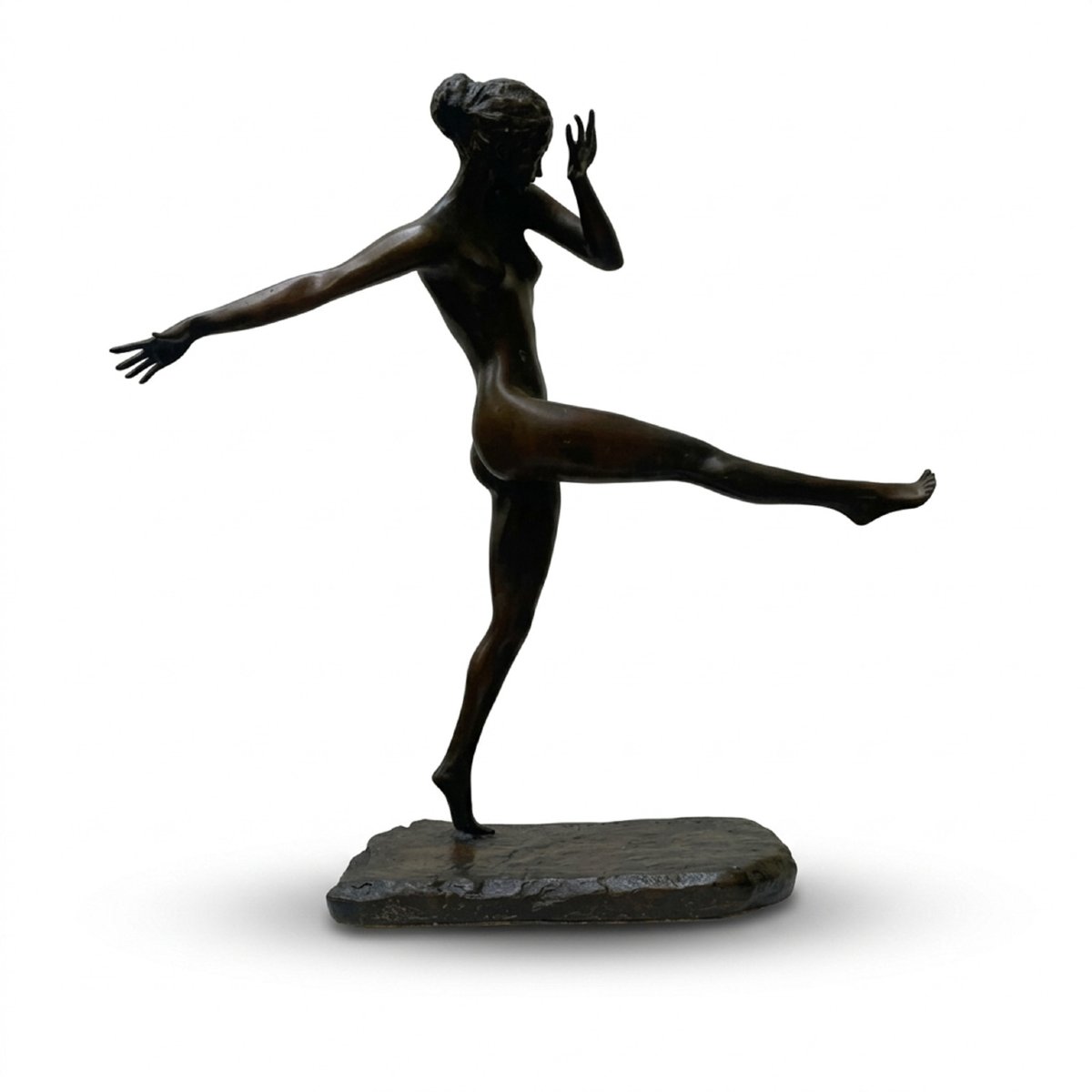 Troubetzkoy Paolo Ballerina in Bronzo XX Secolo.
