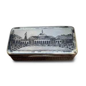 Tabacchiera Argento Niellato Mosca 1873