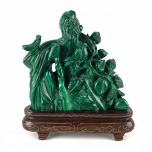 Figura di saggio in malachite