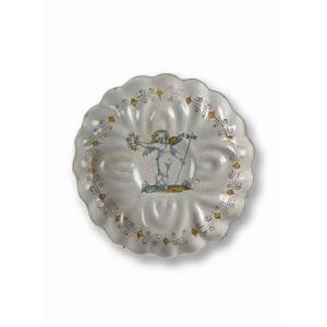 Crespina In Maiolica A Decoro Compendiario Deruta 1700