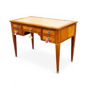 Scrivania Da Centro Francese Del 1800 Stile Luigi Sedici