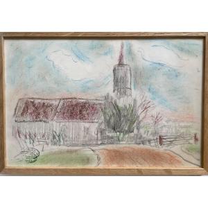 Landscape Study Signed With Gustave Loiseau’s Workshop Stamp
