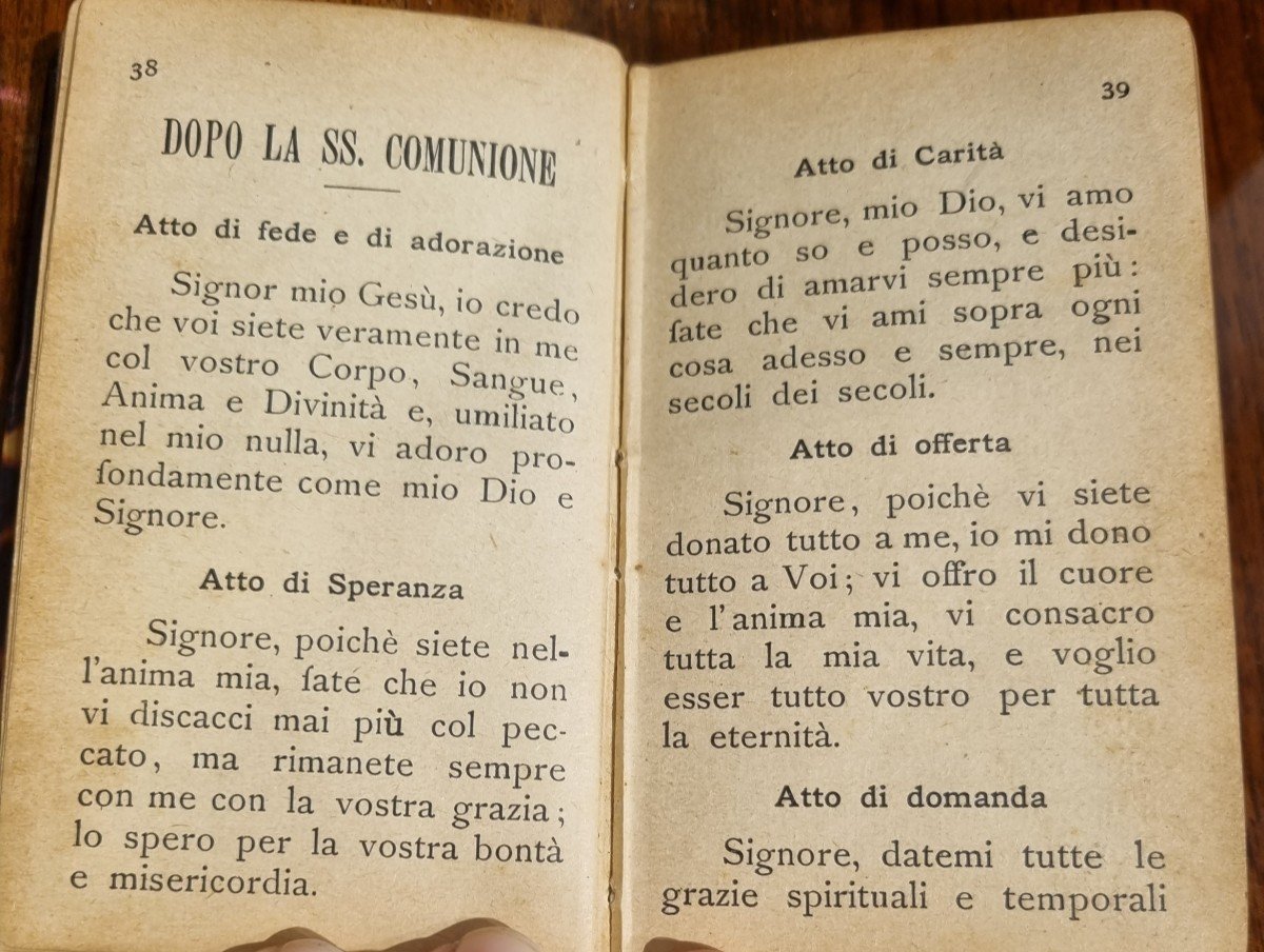 Libro di preghiere con immagine di S.Antonio da Padova e Gesù Bambino-photo-4