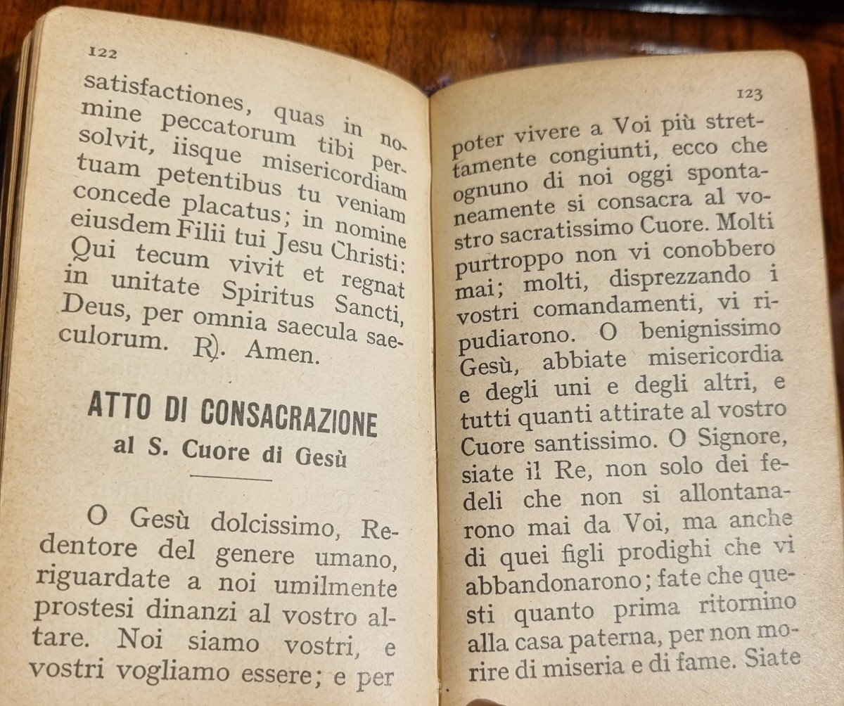 Libro di preghiere con immagine di S.Antonio da Padova e Gesù Bambino-photo-1