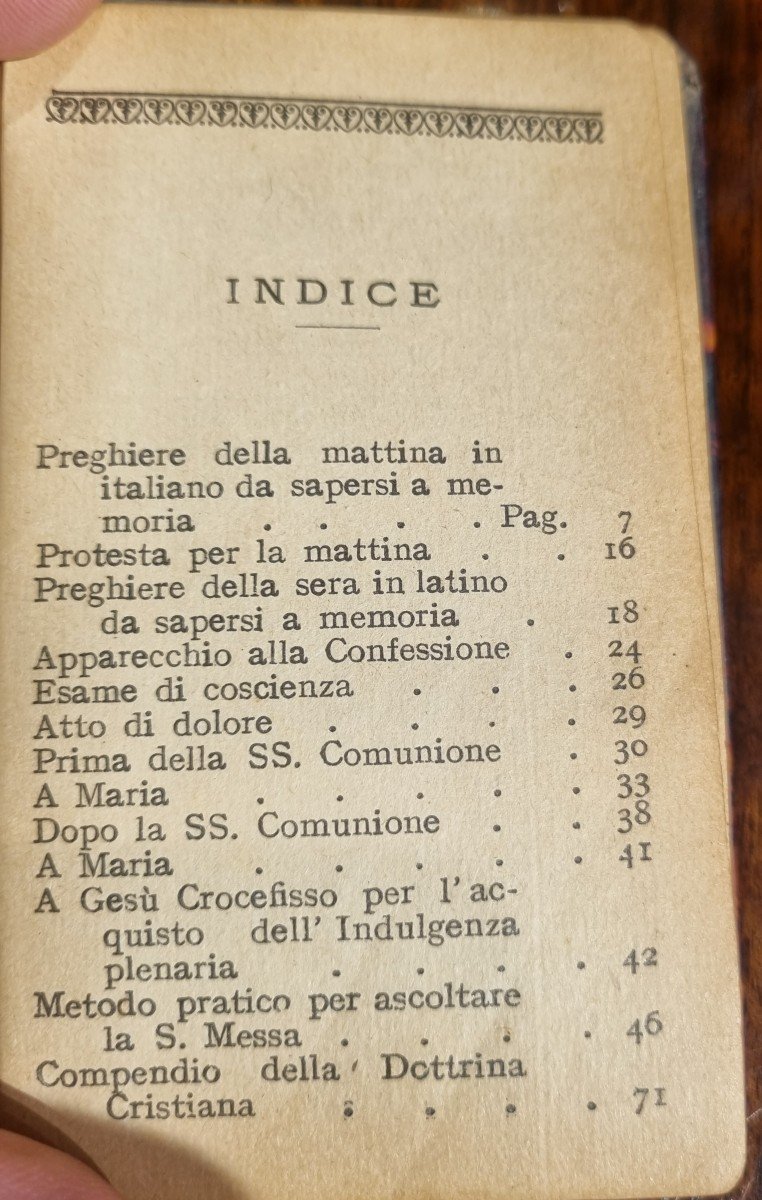 Libro di preghiere con immagine di S.Antonio da Padova e Gesù Bambino-photo-4