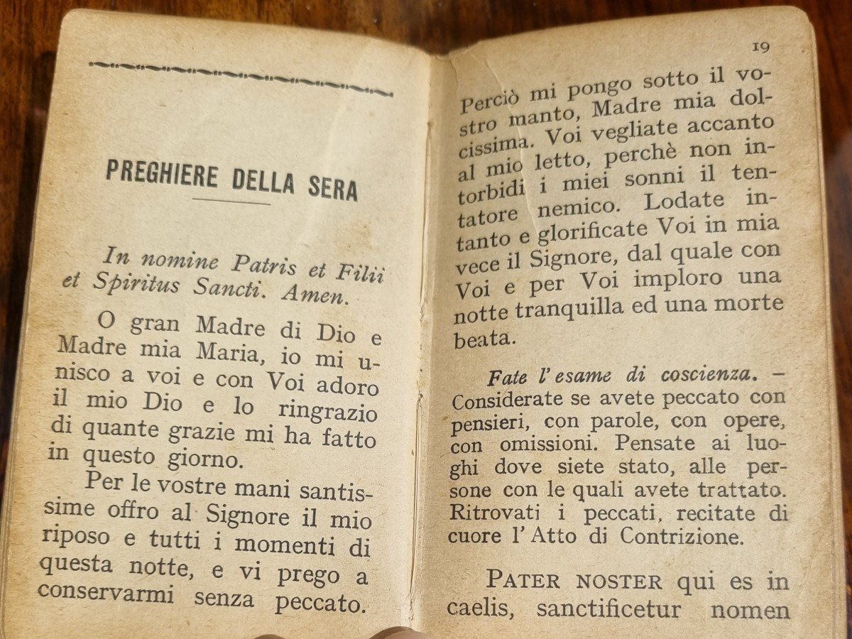 Libro di preghiere con immagine di S.Antonio da Padova e Gesù Bambino-photo-5
