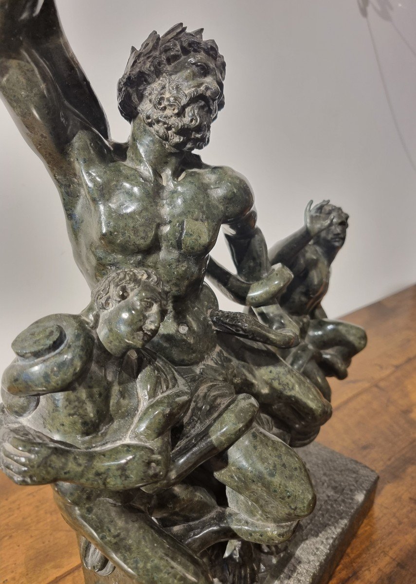 Laocoonte e i suoi figli,scultura in marmo del Grand Tour-photo-3