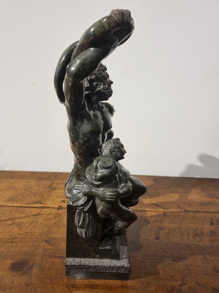 Laocoonte e i suoi figli,scultura in marmo del Grand Tour-photo-4
