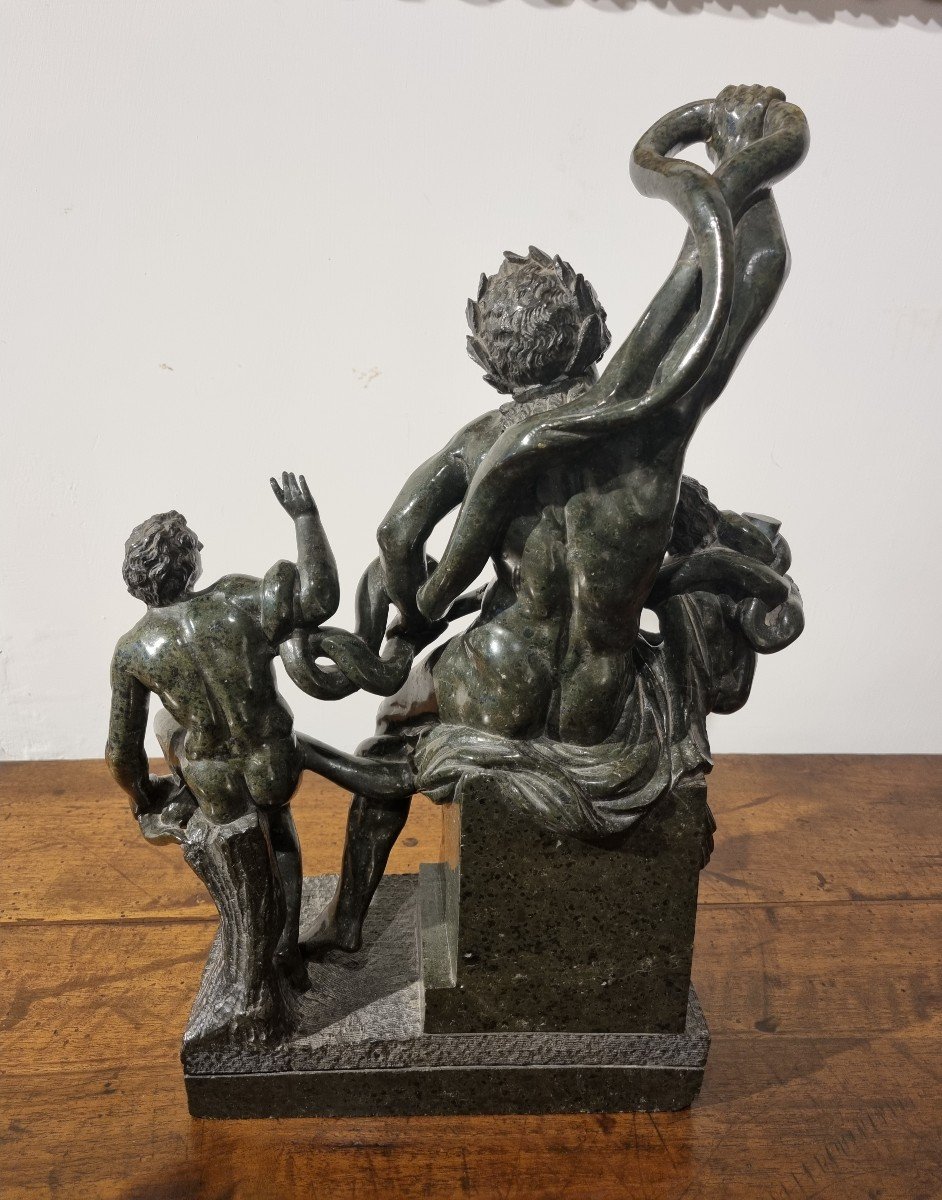Laocoonte e i suoi figli,scultura in marmo del Grand Tour-photo-5