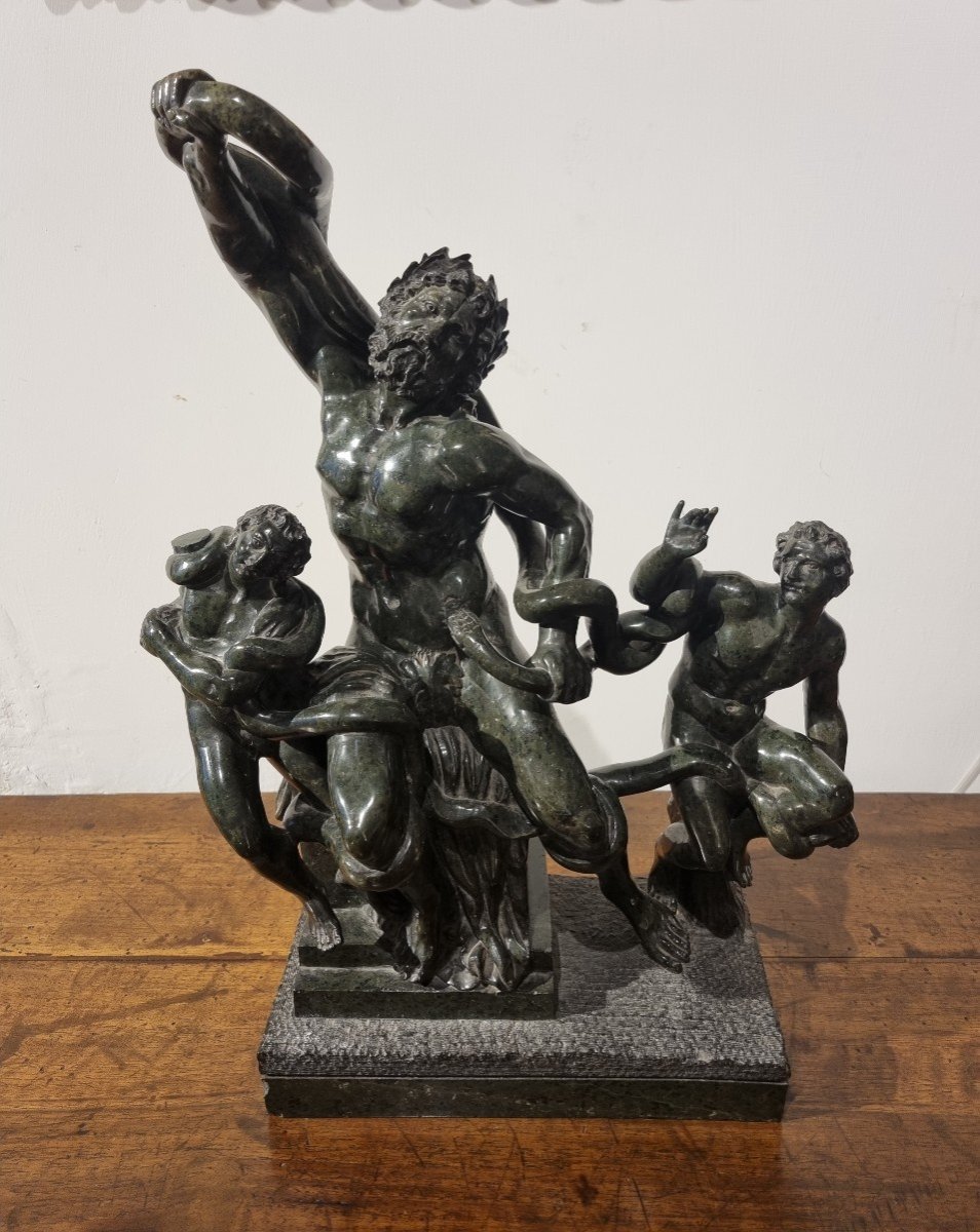 Laocoonte e i suoi figli,scultura in marmo del Grand Tour