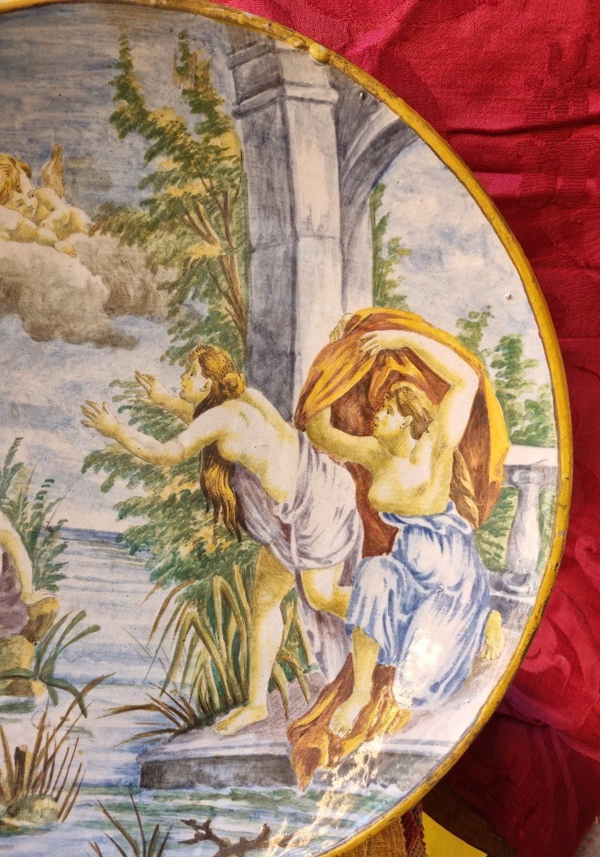 Piatto neoclassico italiano"Venere e le Ancelle"-photo-2