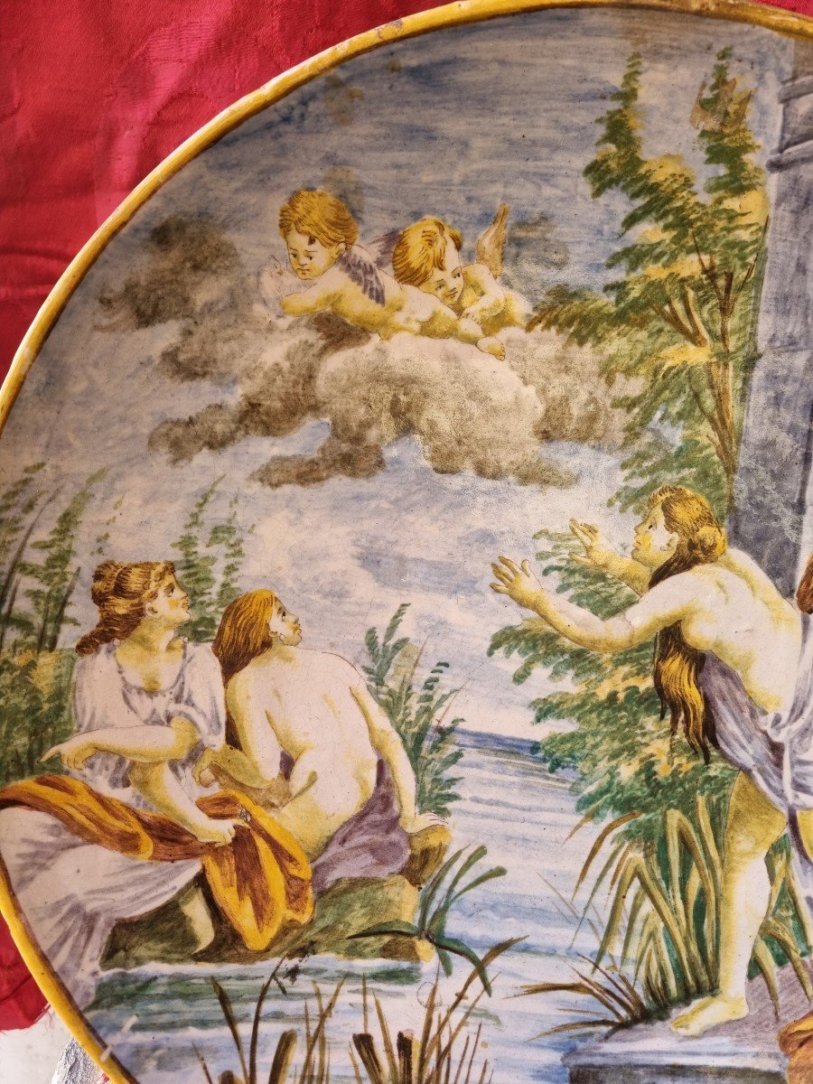 Piatto neoclassico italiano"Venere e le Ancelle"-photo-4