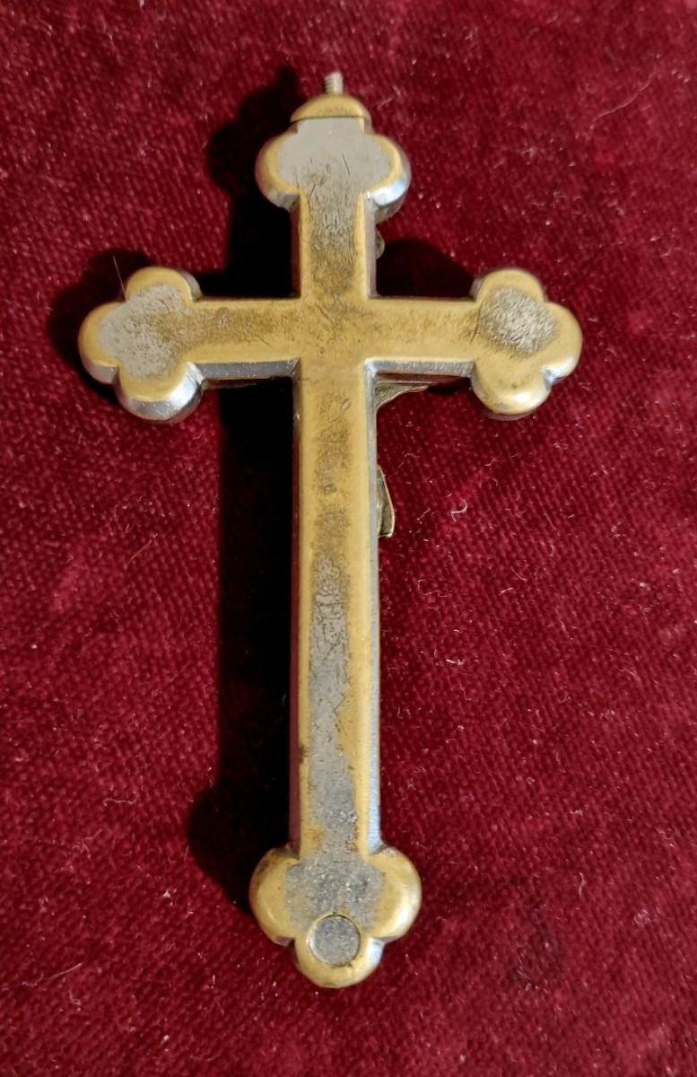 Croce reliquiario di San Camillo de Lellis e Gabr. a Virg. P-photo-1
