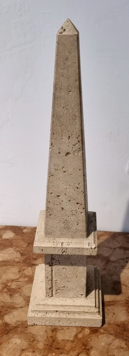 Obelisco in travertino-photo-4