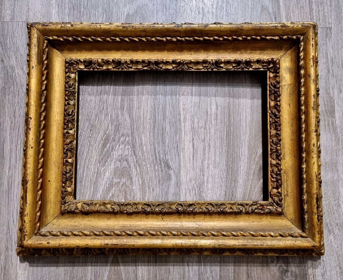 Cornice romana in legno dorato-photo-4