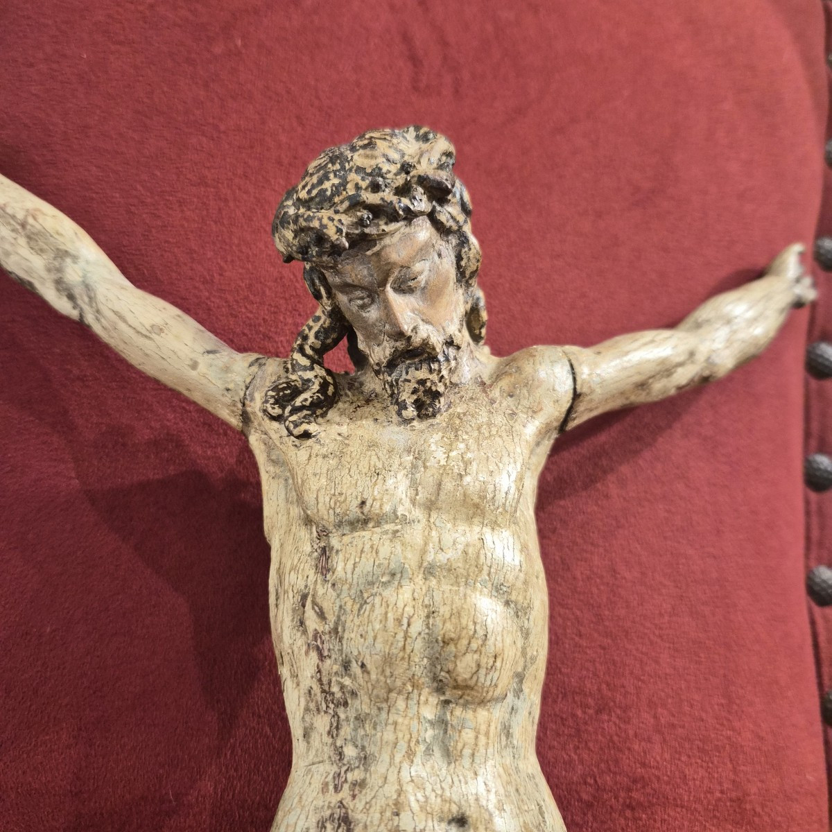 Corpus Christi,legno policromo del Diciassettesimo secolo-photo-2