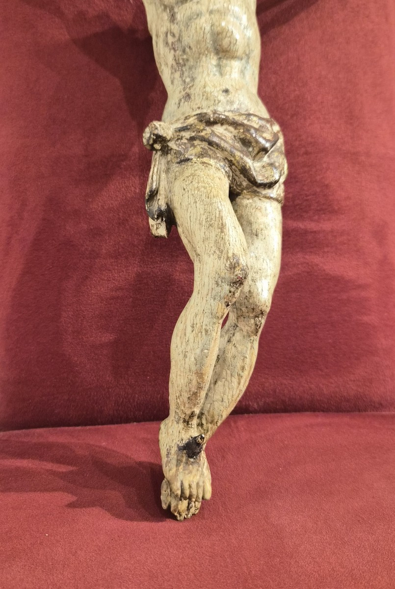 Corpus Christi,legno policromo del Diciassettesimo secolo-photo-4