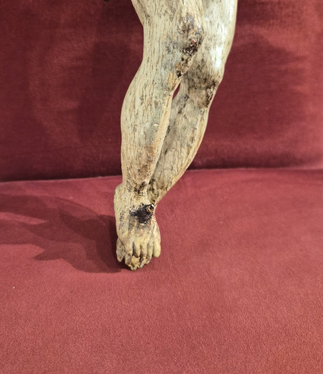 Corpus Christi,legno policromo del Diciassettesimo secolo-photo-3