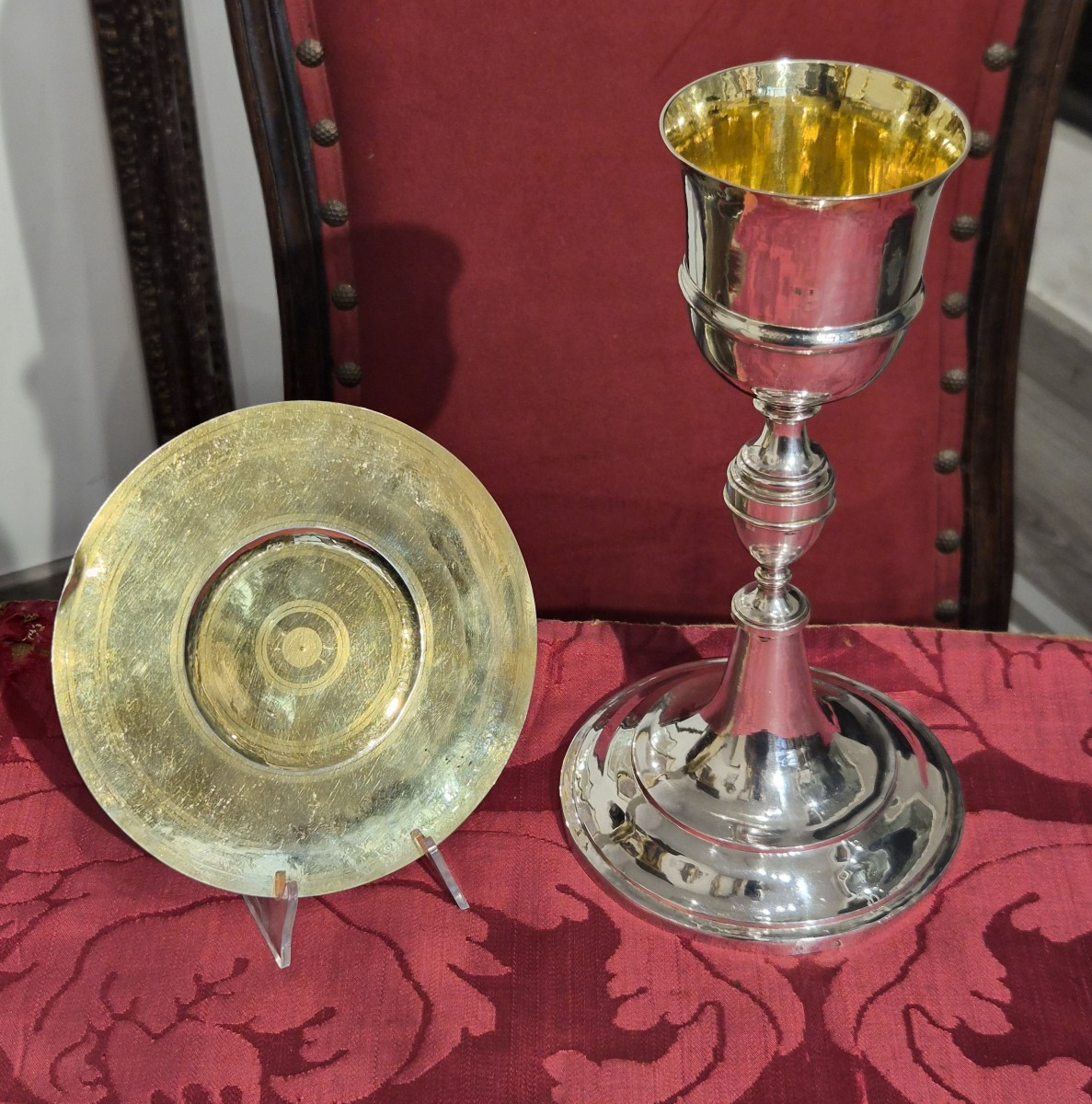 Calice Eucaristico in argento,Roma sec.XVII-photo-2