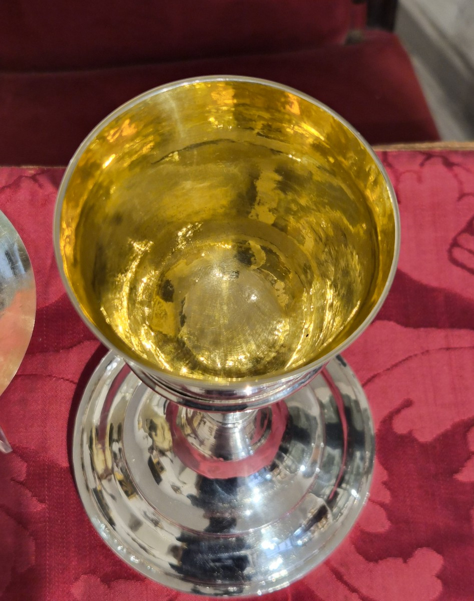 Calice Eucaristico in argento,Roma sec.XVII-photo-4