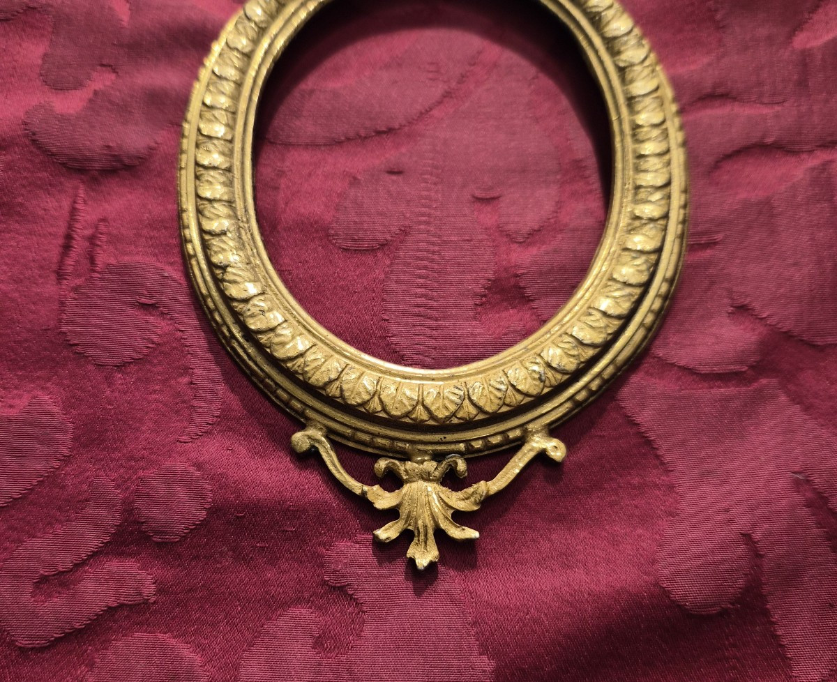 Cornice in bronzo dorato d'epoca Luigi XVI-photo-3