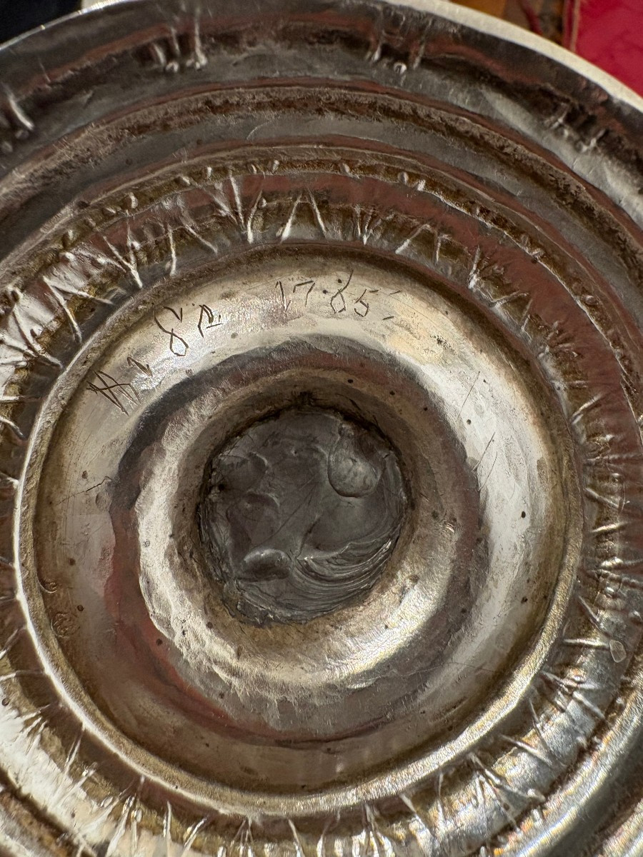 Calice Eucaristico in argento,Roma, seconda metà del XVIII secolo-photo-3