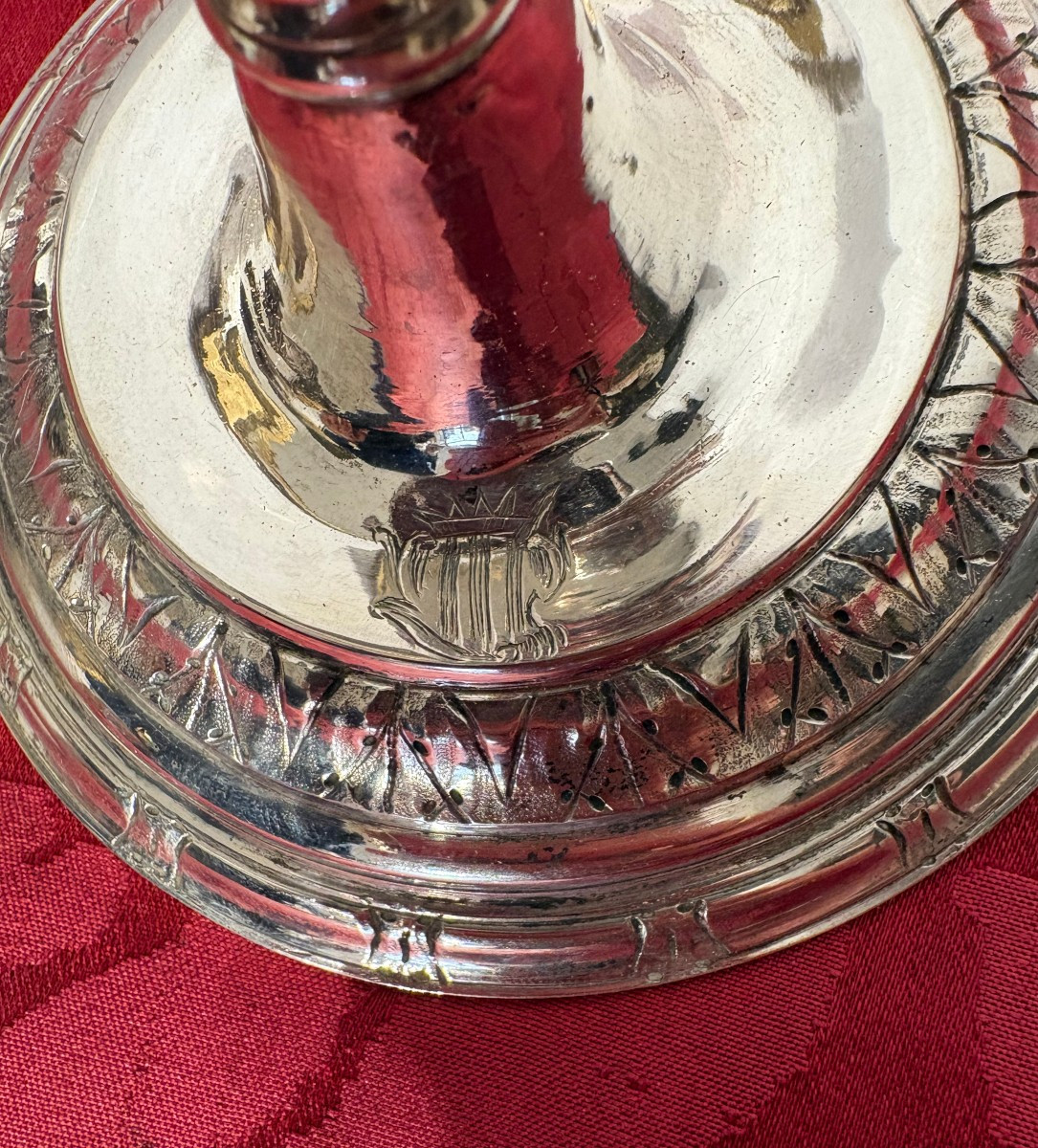 Calice Eucaristico in argento,Roma, seconda metà del XVIII secolo-photo-4