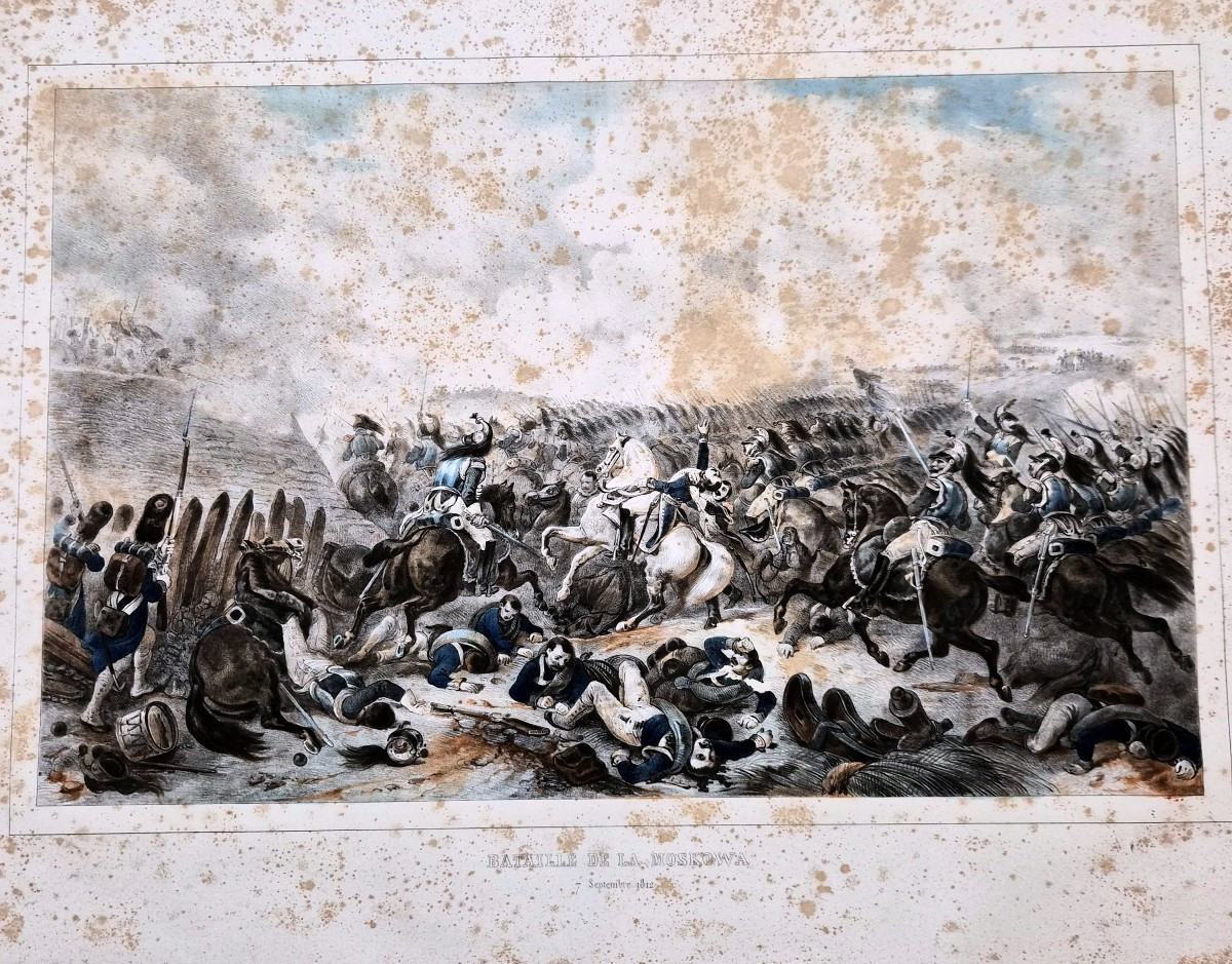 4 litografie colorate originali acquerralate  d'epoca,primo quarto del xix secolo-photo-2