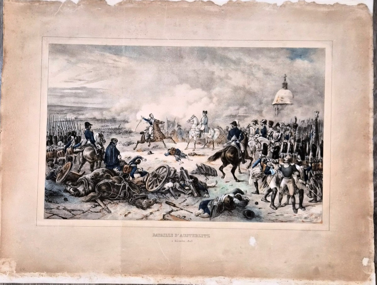 4 litografie colorate originali acquerralate  d'epoca,primo quarto del xix secolo-photo-3