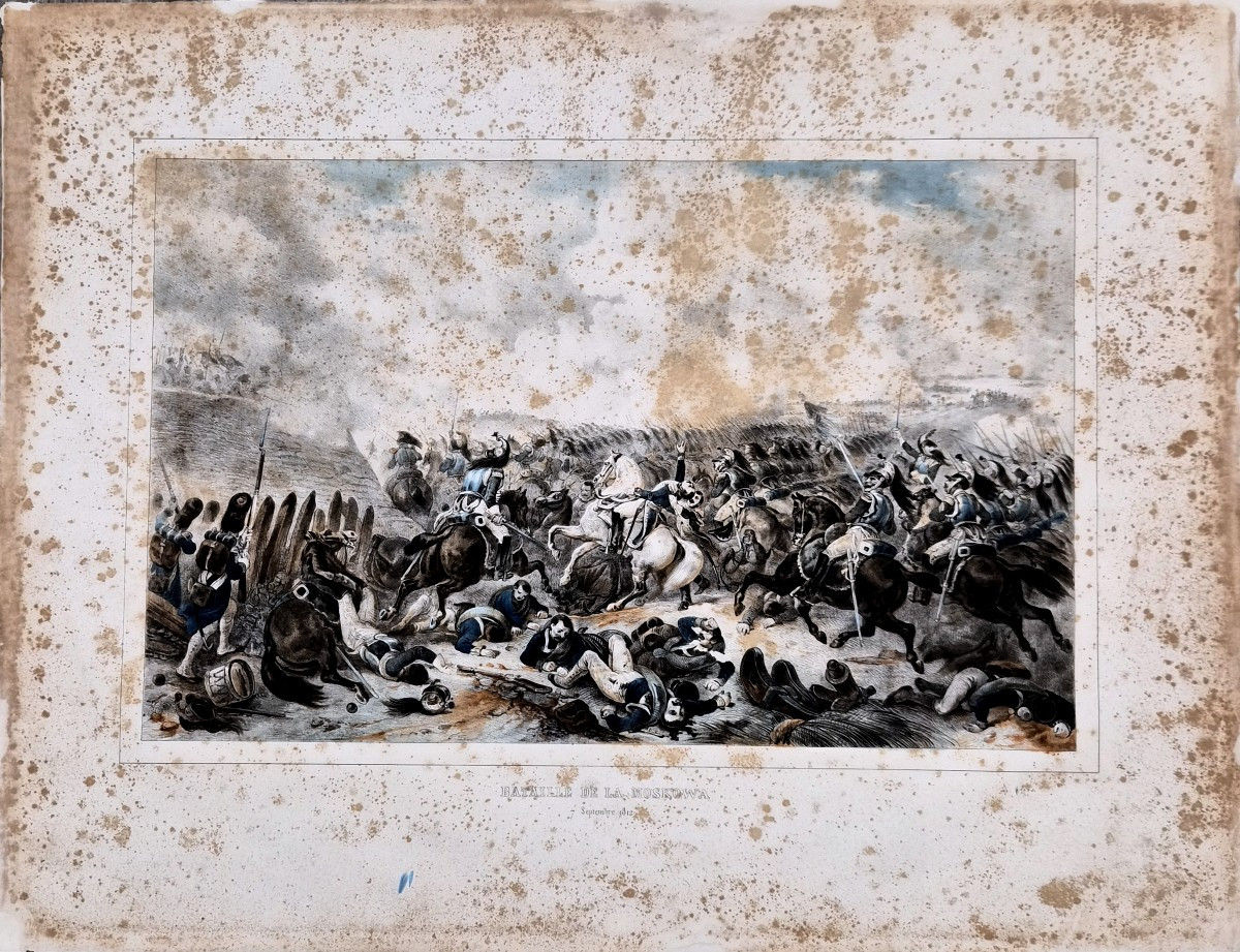 4 litografie colorate originali acquerralate  d'epoca,primo quarto del xix secolo-photo-6