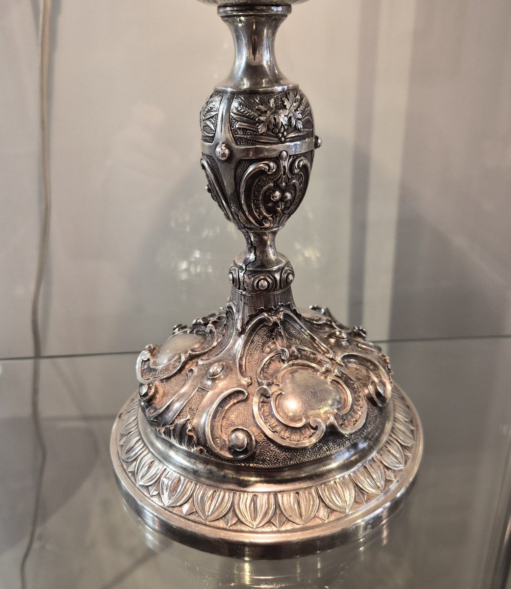 Calice eucaristico argento,Napoli XVIII secolo-photo-2